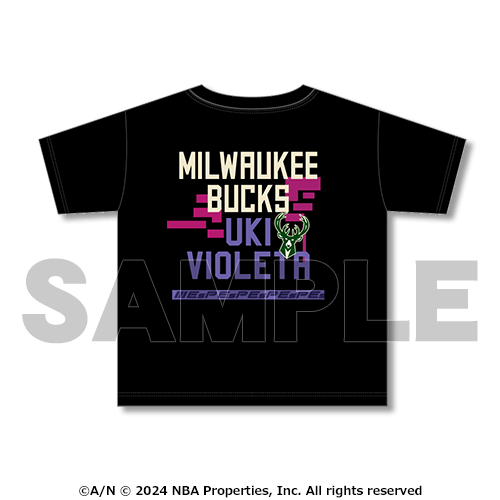 TシャツA【浮奇・ヴィオレタ（Milwaukee Bucks）】