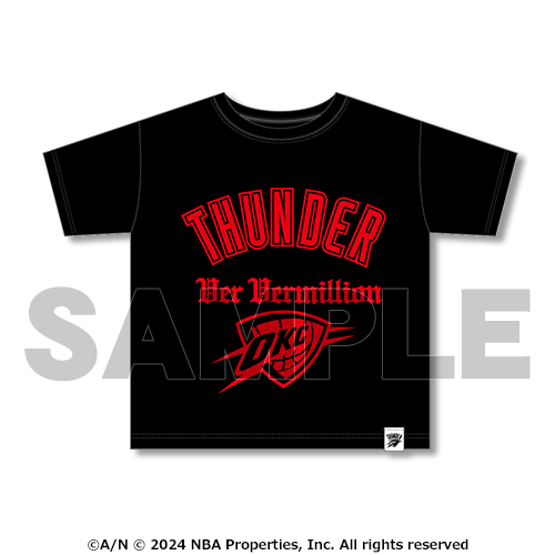 TシャツA【ヴェール ヴァーミリオン（Oklahoma City Thunder）】