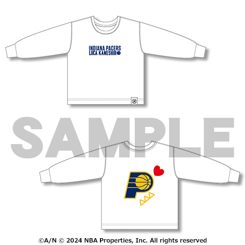 ロングTシャツA【ルカ・カネシロ（Indiana Pacers）】