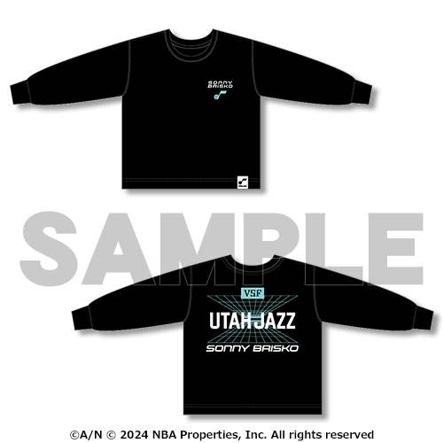 ロングTシャツA【サニー・ブリスコー（Utah Jazz）】