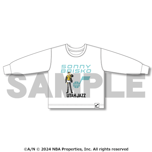 ロングTシャツB【サニー・ブリスコー（Utah Jazz）】