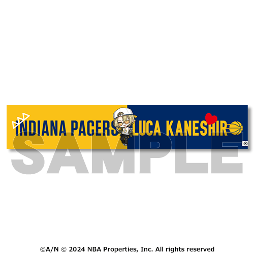 マフラータオル【ルカ・カネシロ（Indiana Pacers）】