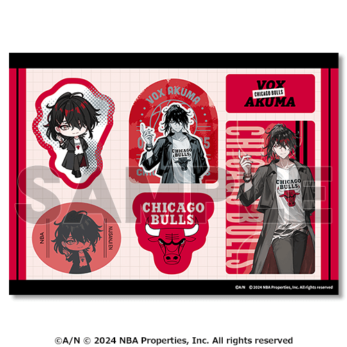 ステッカーシート【ヴォックス・アクマ（Chicago Bulls）】